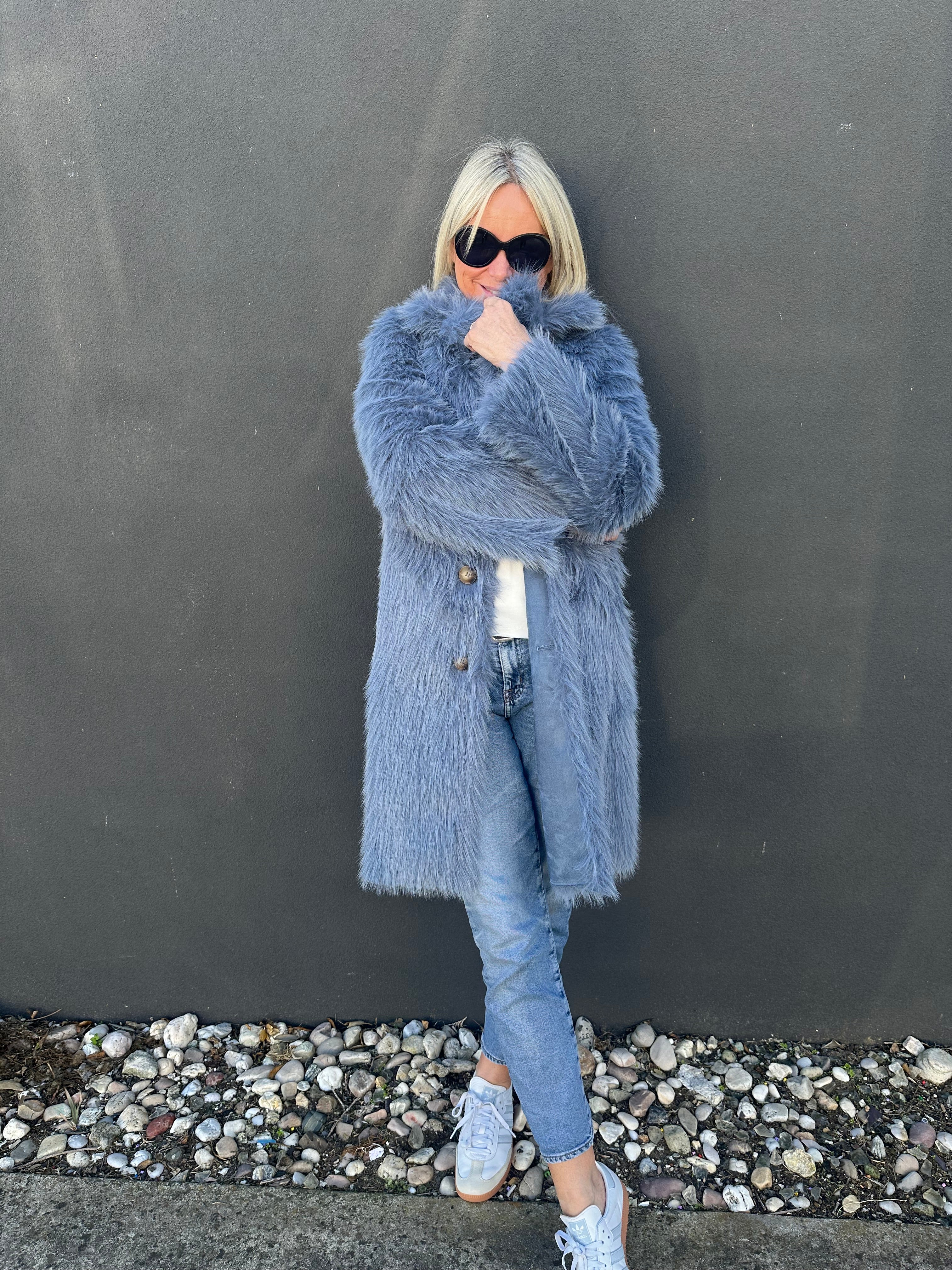 INDIJO HARLEY COAT - BLUE