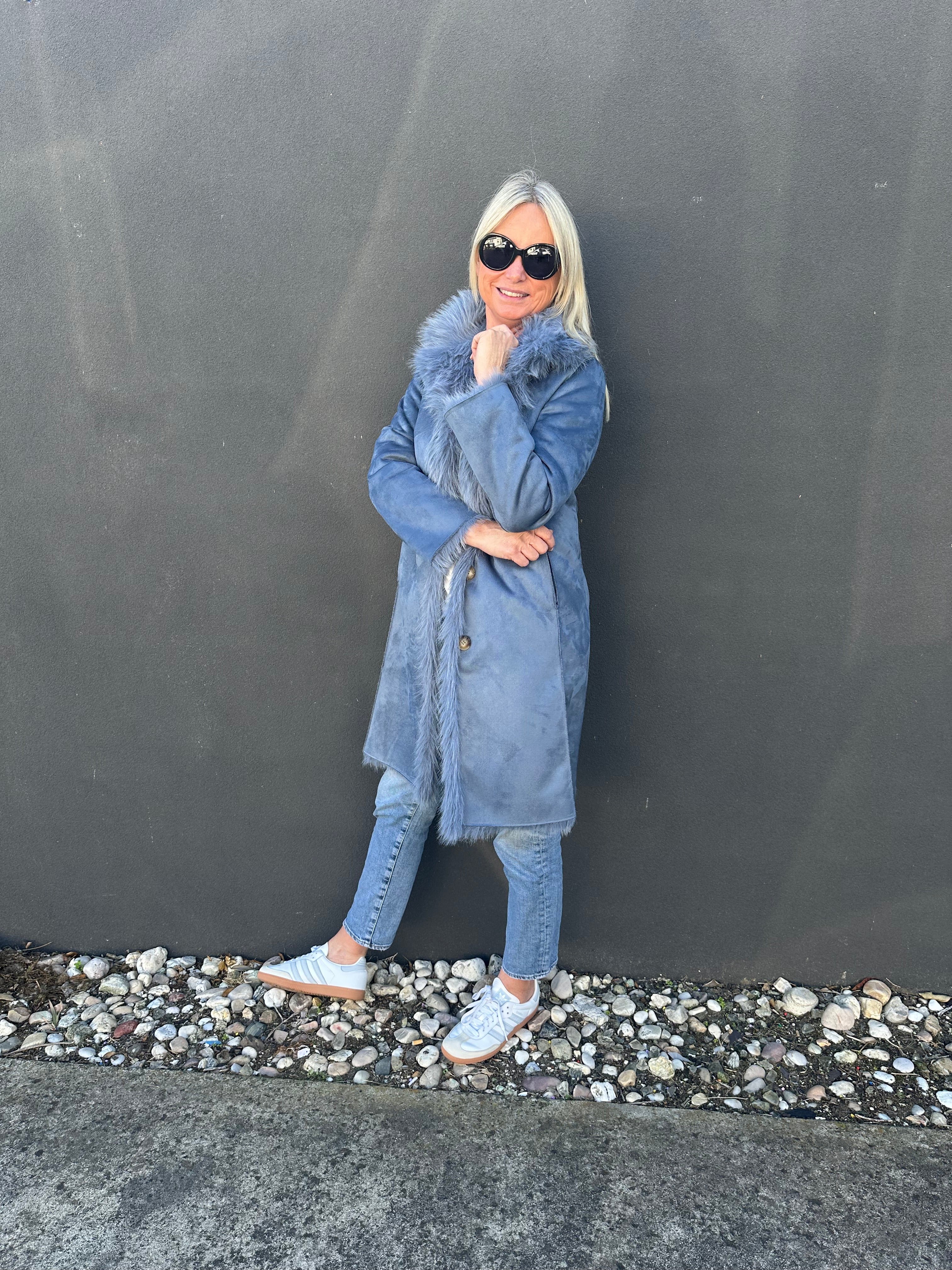 INDIJO HARLEY COAT - BLUE