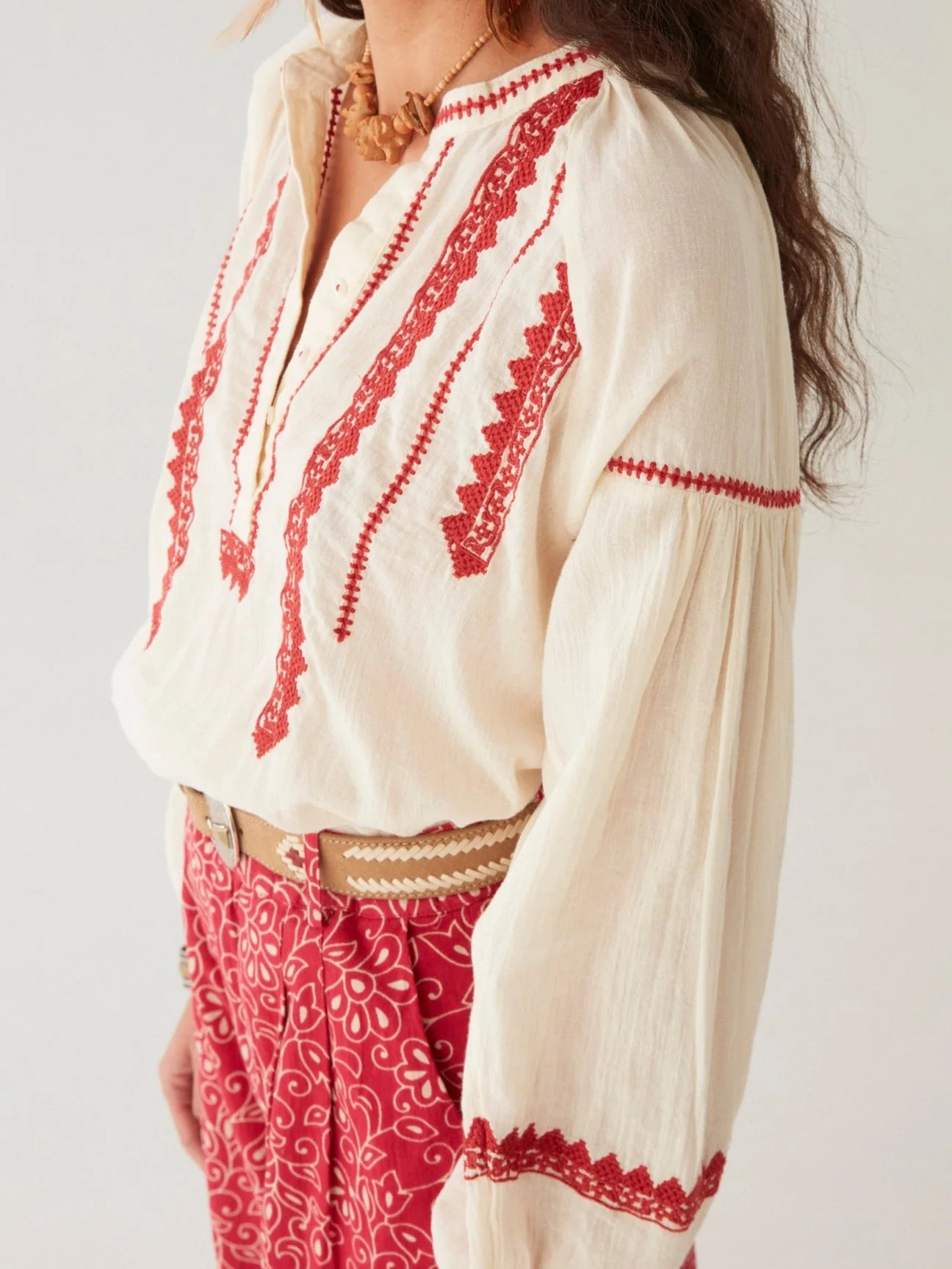MAISON HOTEL IRINA BLOUSE BELL PEPPER