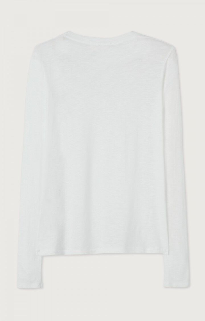 AMERICAN VINTAGE LONG SLEEVE T'SHIRT JACKSONVILLE - WHITE