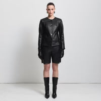 RAW by RAW IDA COLLARLESS JACKET JET