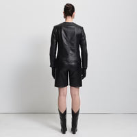 RAW by RAW IDA COLLARLESS JACKET JET