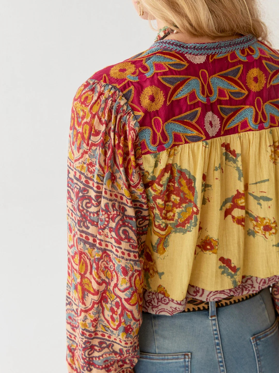 MAISON HOTEL LEANDRA BLOUSE - MULLUMBIMBY PATCH