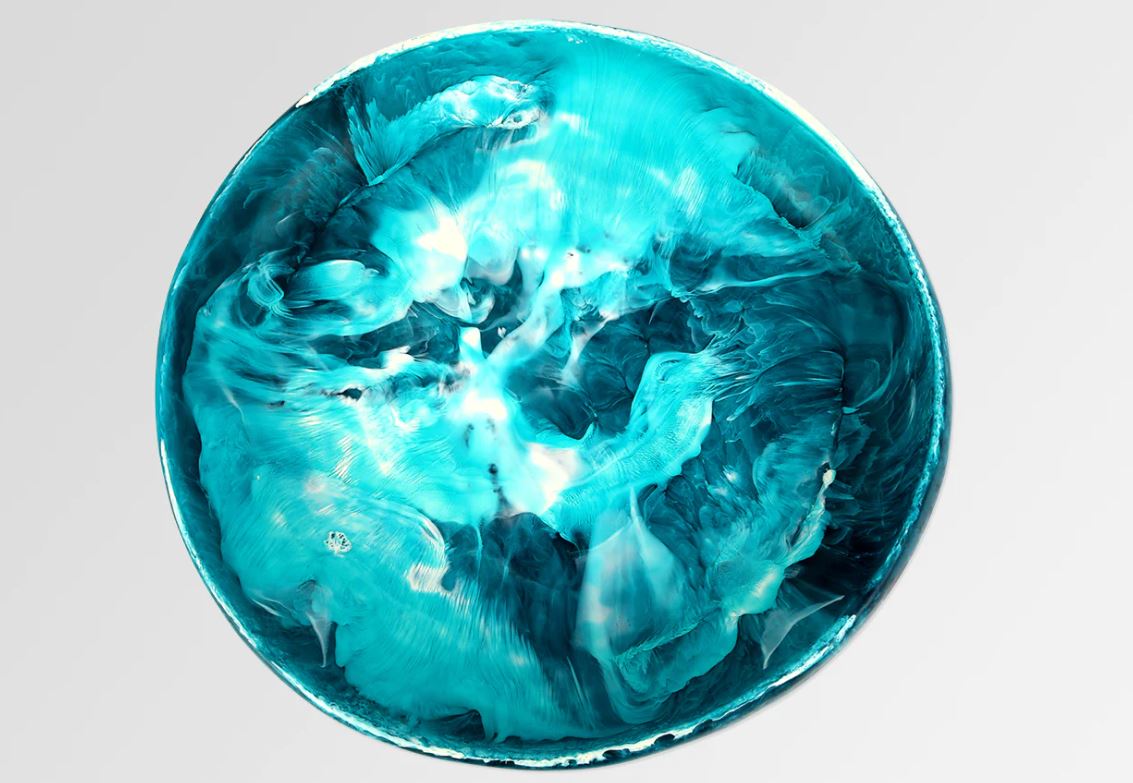 DINOSAUR DESIGNS LAGOON EARTH BOWL LARGE