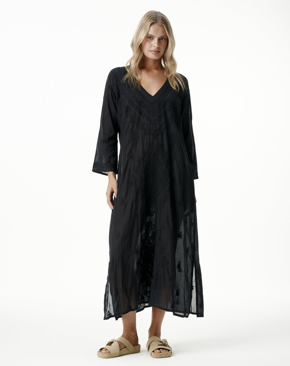 ONESEASON LONG GOA EMBROIDERY BLACK/BLACK