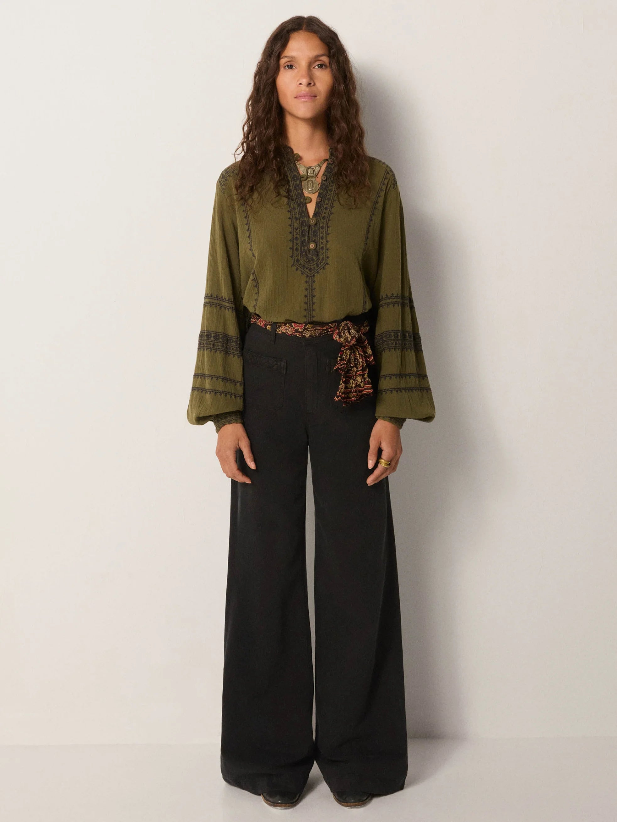 MAISON HOTEL RENATO BLOUSE ORISSA MOSS