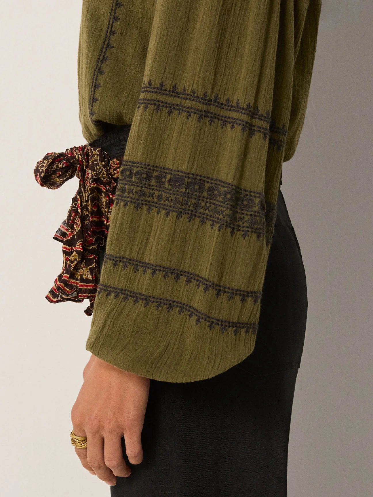 MAISON HOTEL RENATO BLOUSE ORISSA MOSS