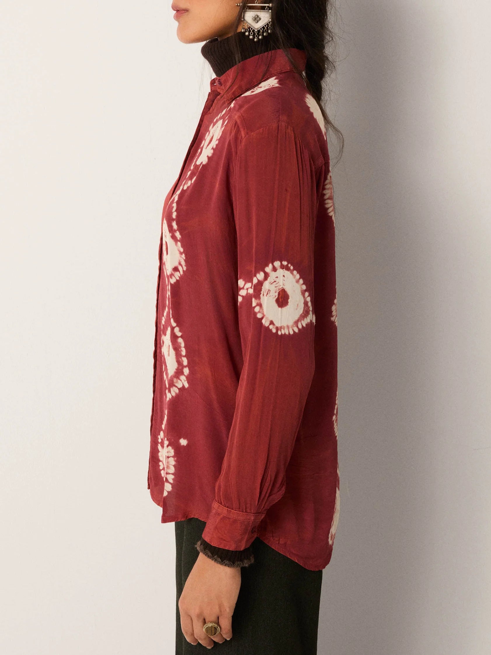 MAISON HOTEL ARIA BLOUSE TERRACOTA