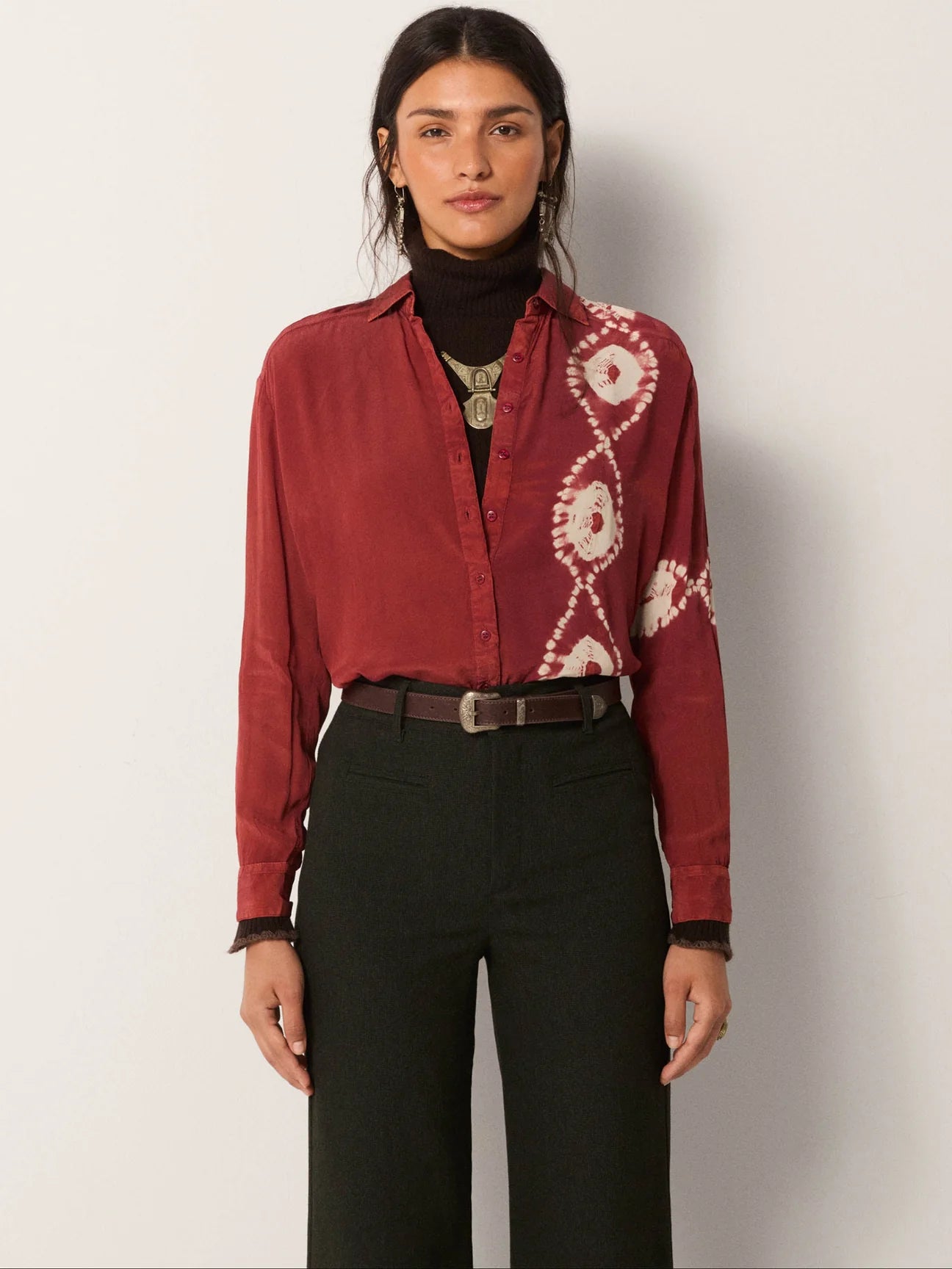 MAISON HOTEL ARIA BLOUSE TERRACOTA