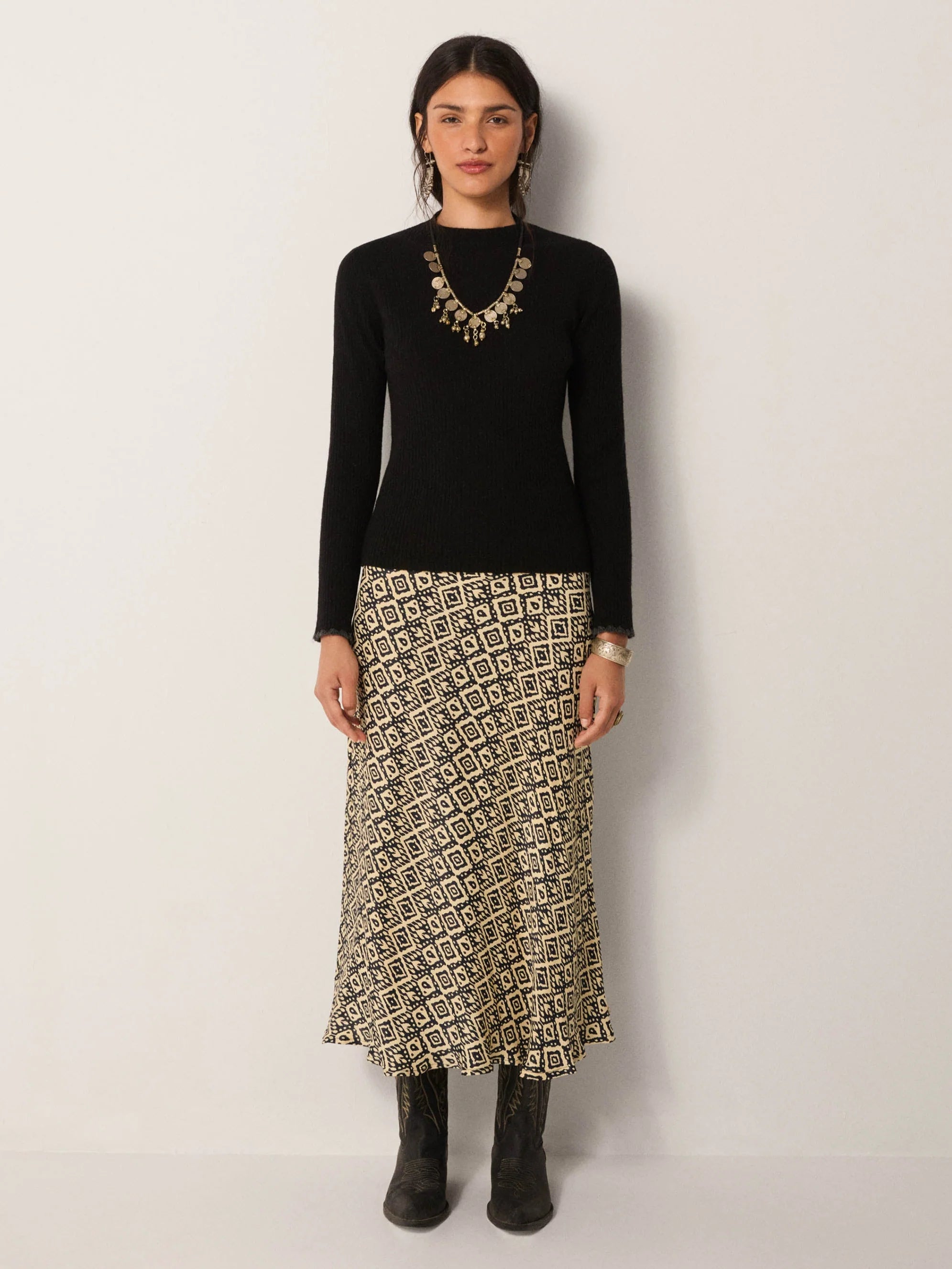 MAISON HOTEL IRENE SKIRT VANILLA ICE