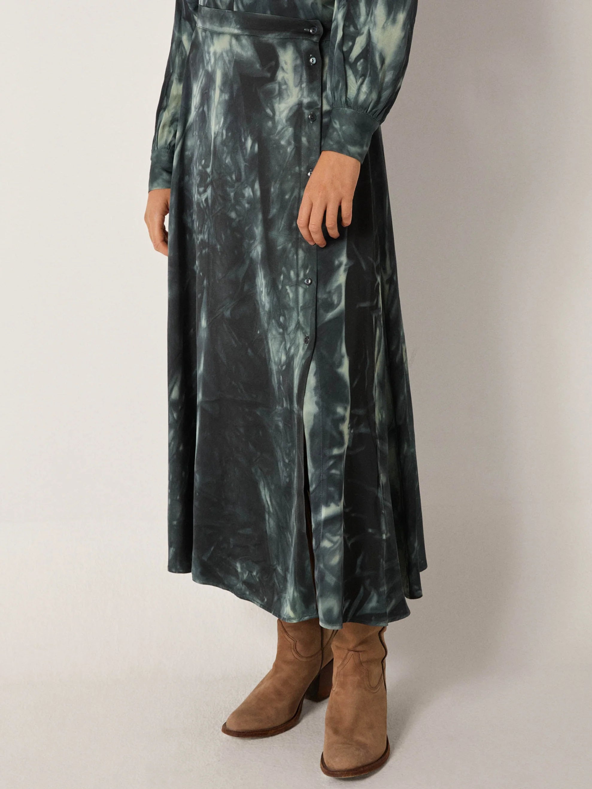 MAISON HOTEL BRIGITTE SKIRT MARBLE SHADOW