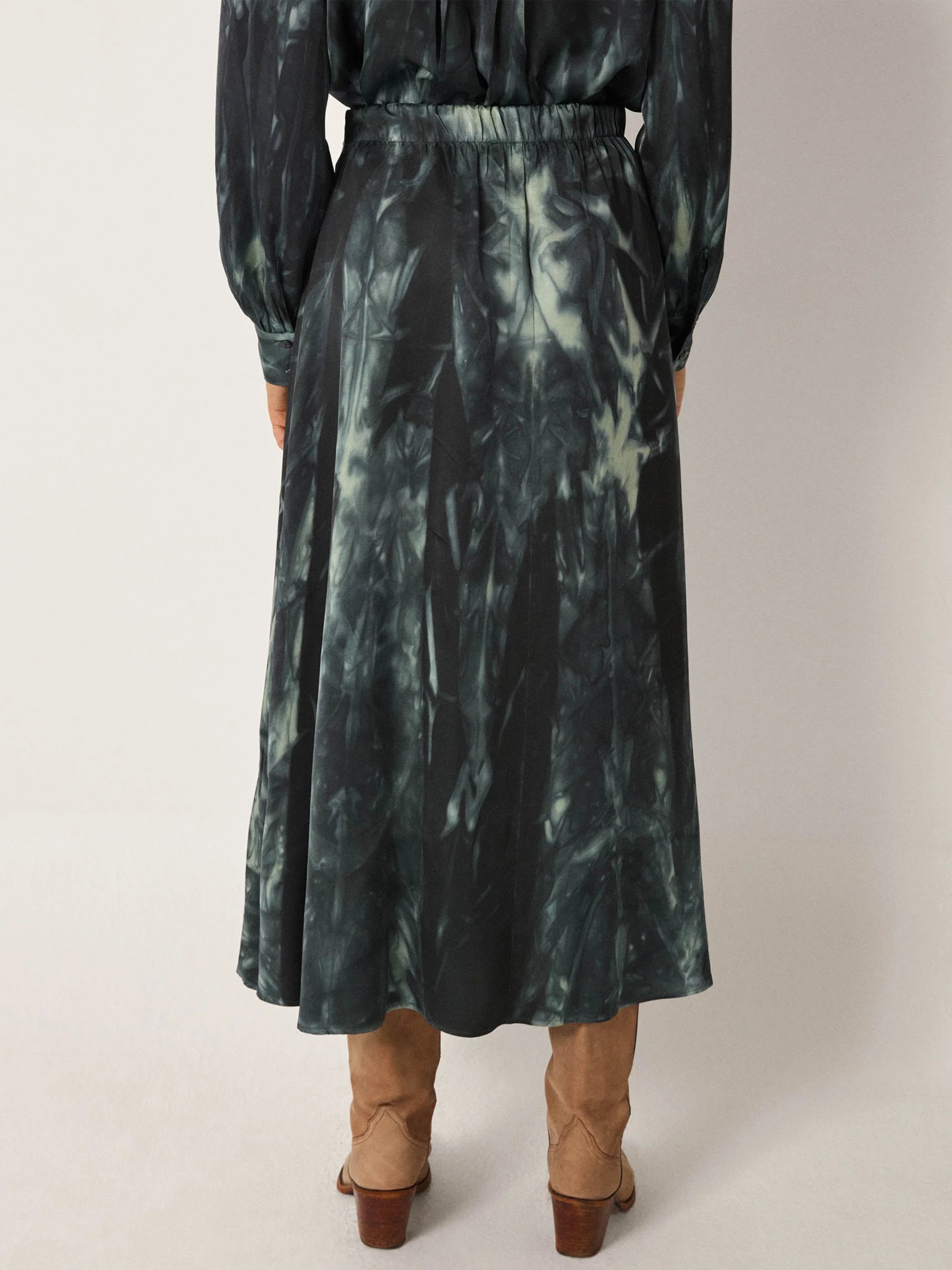 MAISON HOTEL BRIGITTE SKIRT MARBLE SHADOW