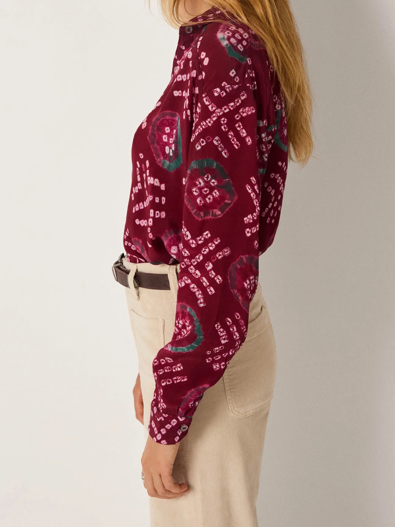 MAISON HOTEL ANA BLOUSE WINE AMETHYST