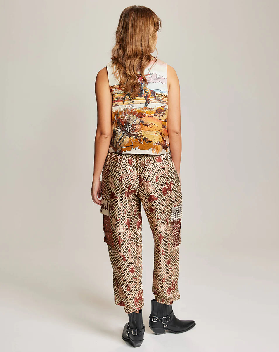 ME369 GIANNA CARGO PANT RODEO