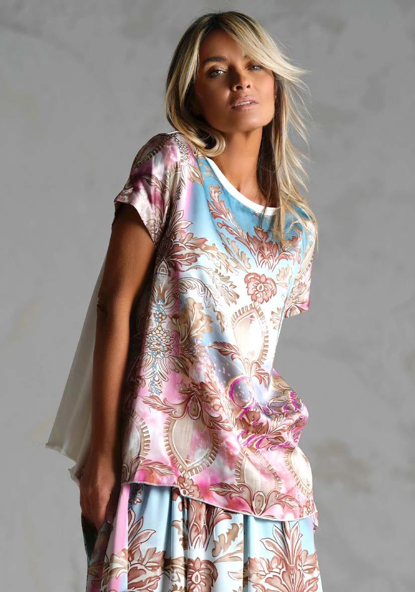 MISS GOODLIFE T SHIRT LIGHT GARDEN