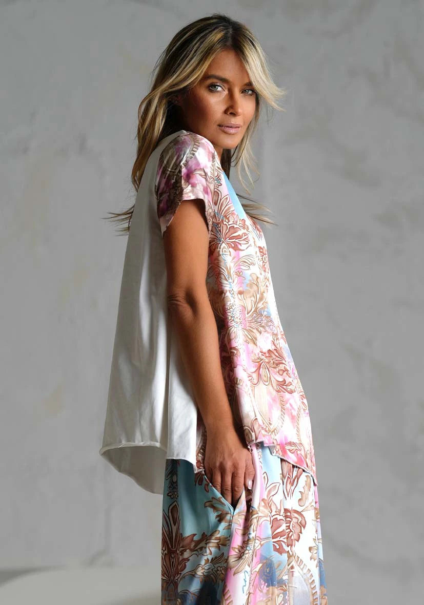 MISS GOODLIFE T SHIRT LIGHT GARDEN