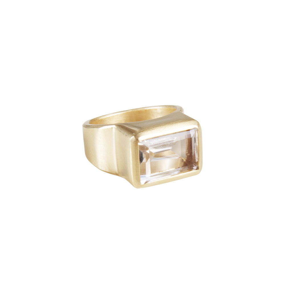 FAIRLEY CRYSTAL COCKTAIL RING
