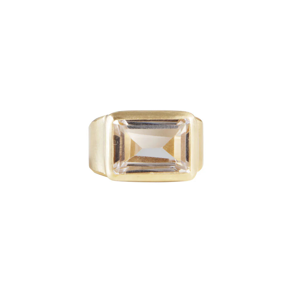 FAIRLEY CRYSTAL COCKTAIL RING