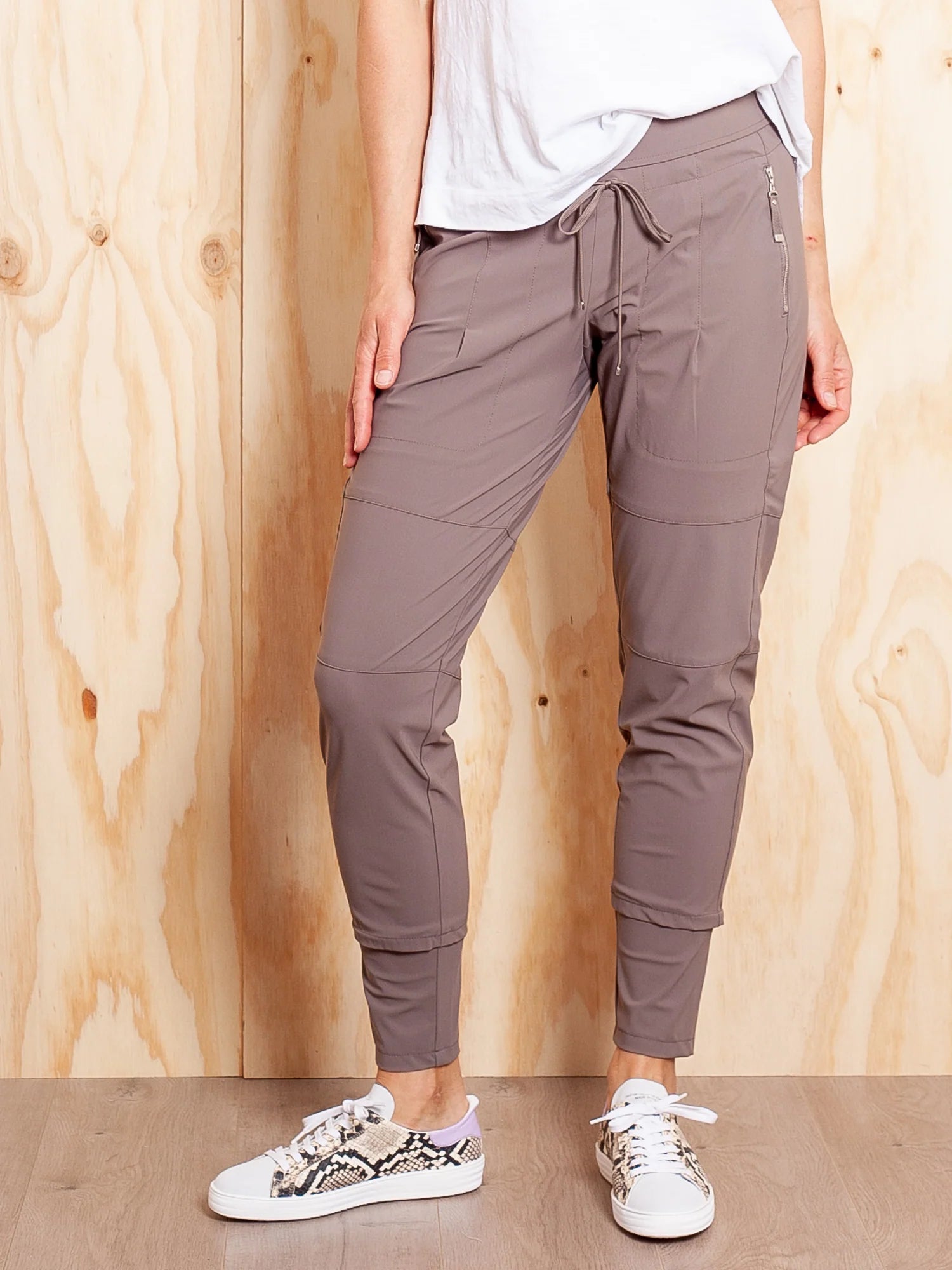 RAFFAELLO ROSSI CANDY PANT - TAUPE