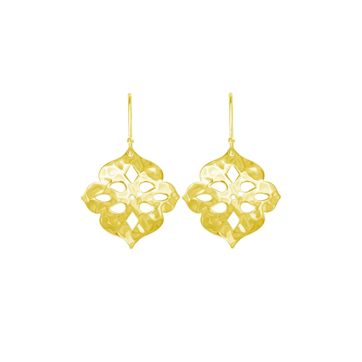 MURKANI THAI PRINCESS DROP EARRING - YELLOW GOLD