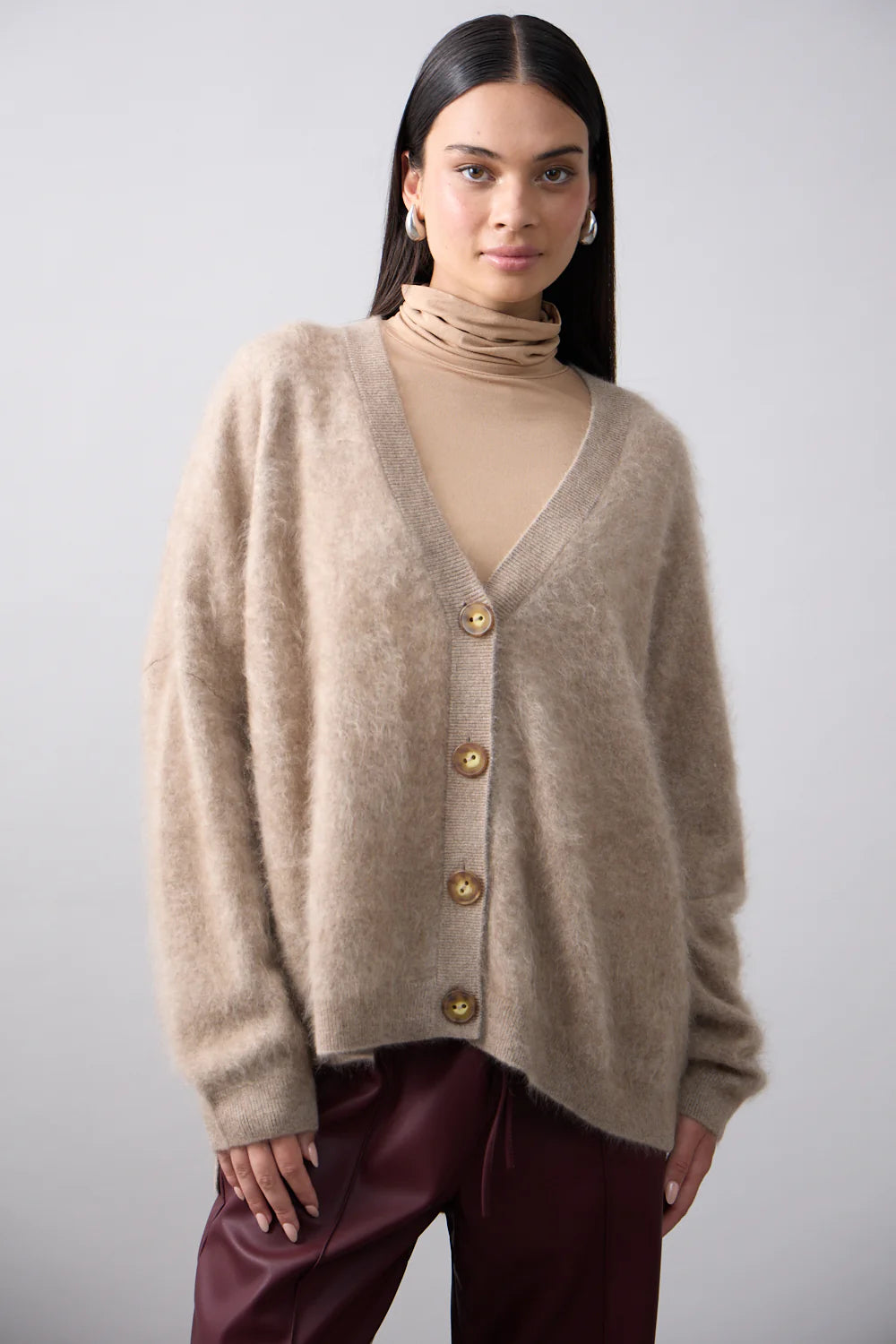 MIA FRATINO MAE CARDI - BISCUIT