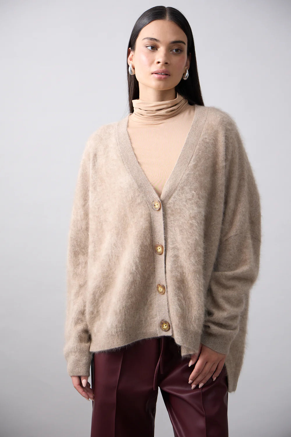 MIA FRATINO MAE CARDI - BISCUIT