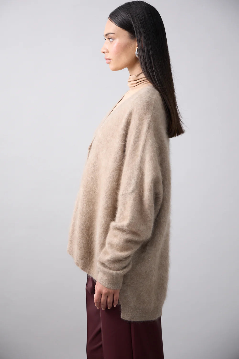 MIA FRATINO MAE CARDI - BISCUIT