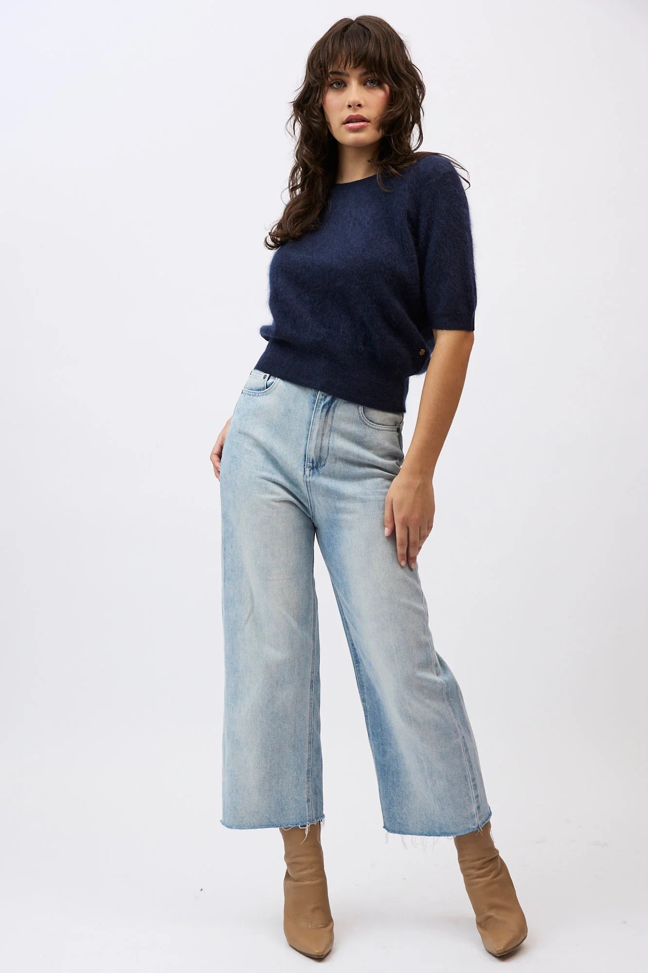 MIA FRATINO BIRDIE TEE MIDNIGHT