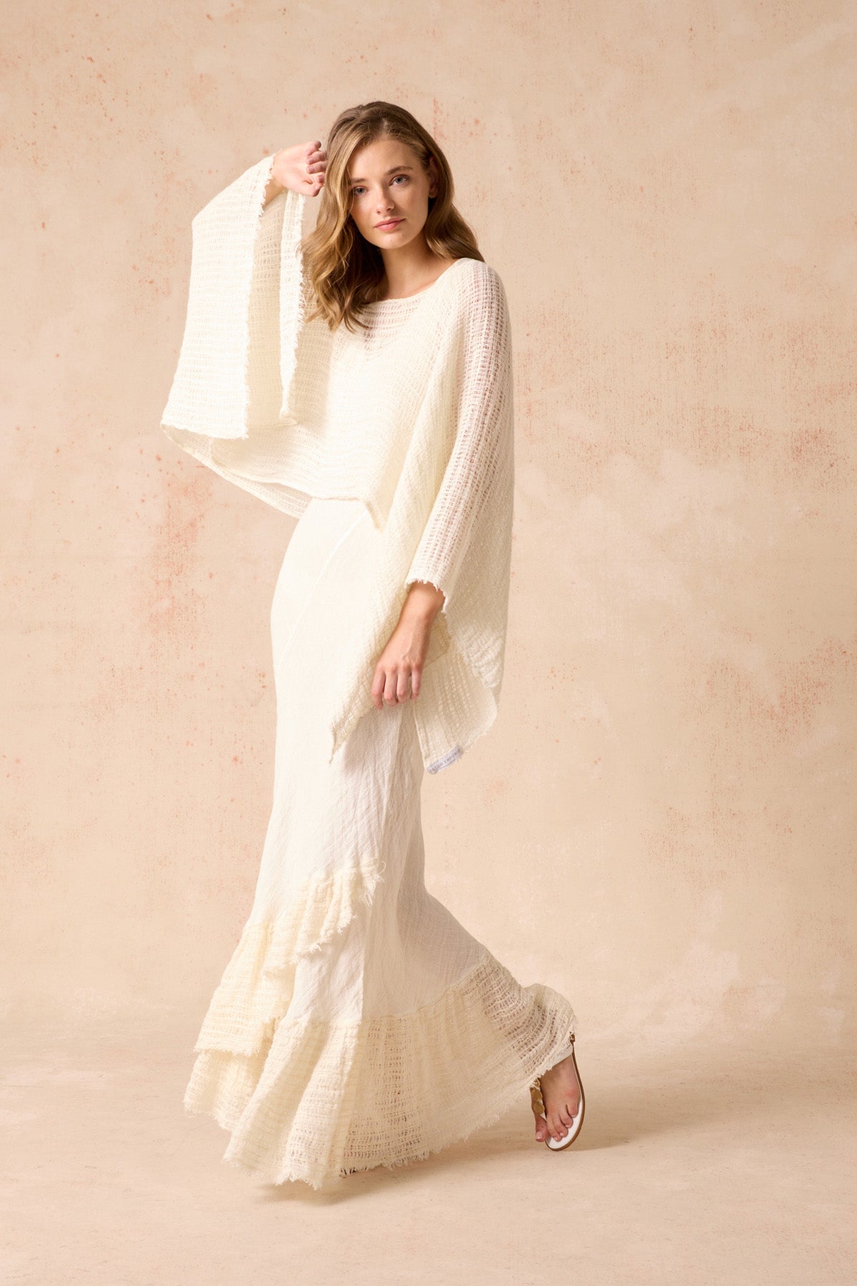 ESTILO EMPORIO MULTI WEAR PONCHO GIORNO PANNA