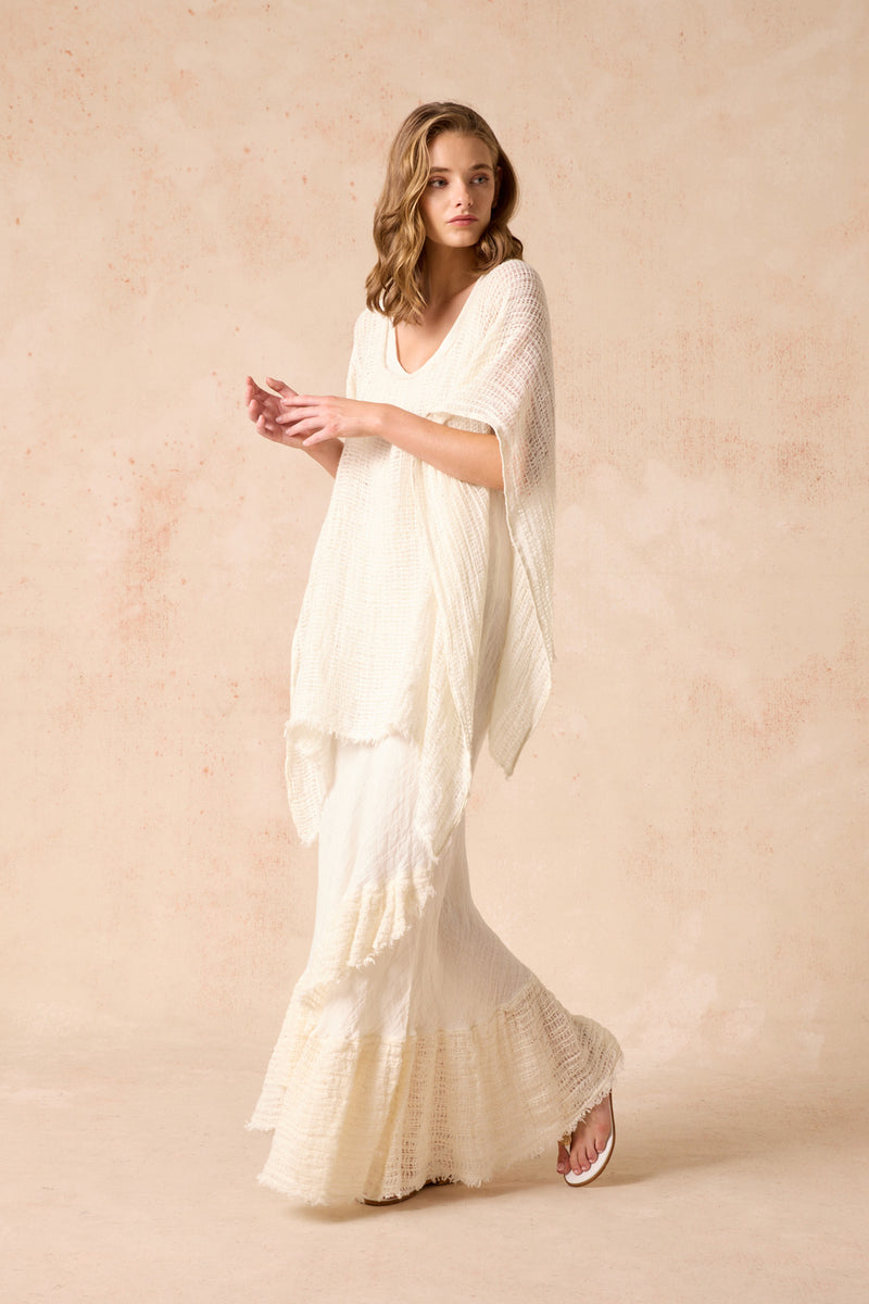 ESTILO EMPORIO MULTI WEAR PONCHO GIORNO PANNA