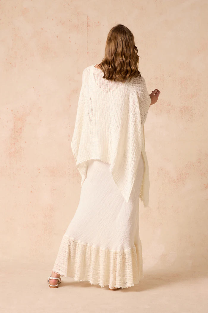 ESTILO EMPORIO MULTI WEAR PONCHO GIORNO PANNA