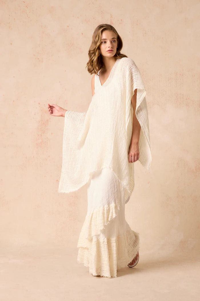 ESTILO EMPORIO MULTI WEAR PONCHO GIORNO PANNA