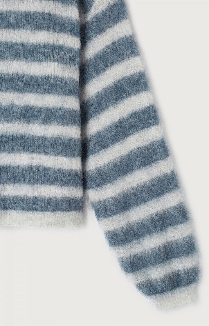 AMERICAN VINTAGE NENYBAY JUMPER - POLAR MELANGE STRIPED TORNADO MELANGE