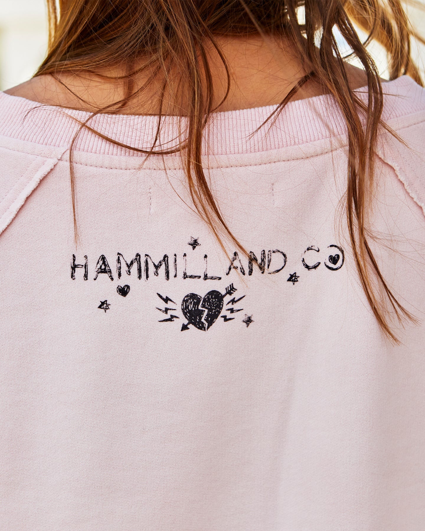 HAMMILL AND CO MEXICAN FIESTA SWEAT - VINTAGE PINK