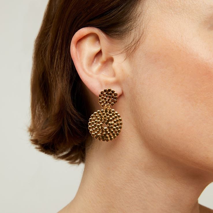 GAS BIJOUX ONDE LUCKY EARRINGS MINI GOLD