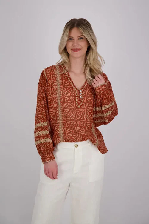 MAISON HOTEL GHANA BLOUSE AKUA PAPAYA