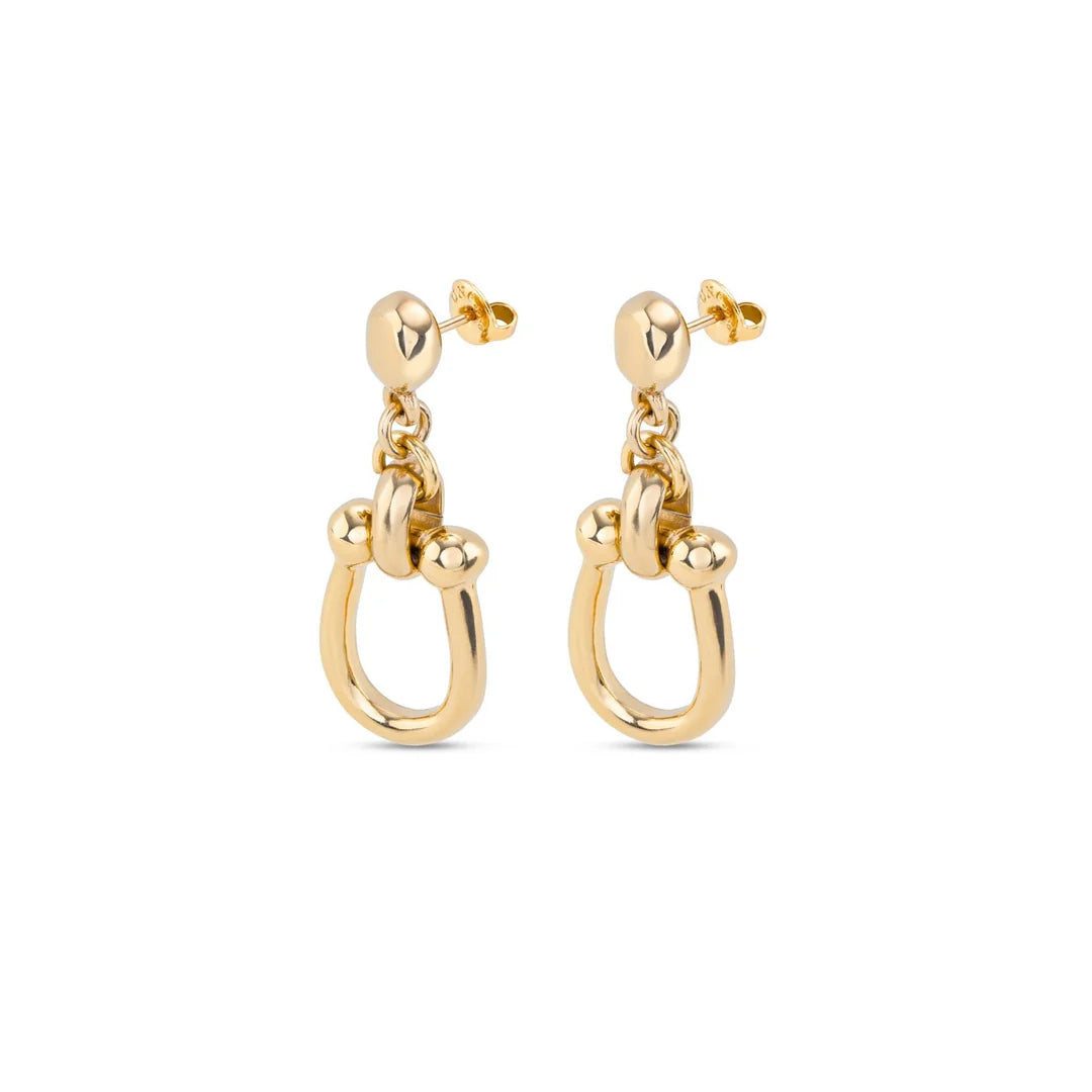 UNOde50 SEROTONIN EARRINGS GOLD