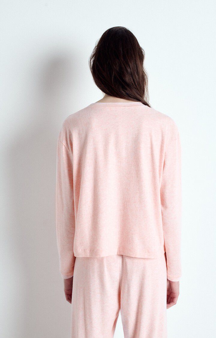 AMERICAN VINTAGE LONG SLEEVE T-SHIRT YPAWOOD - MELANGE GLAZING