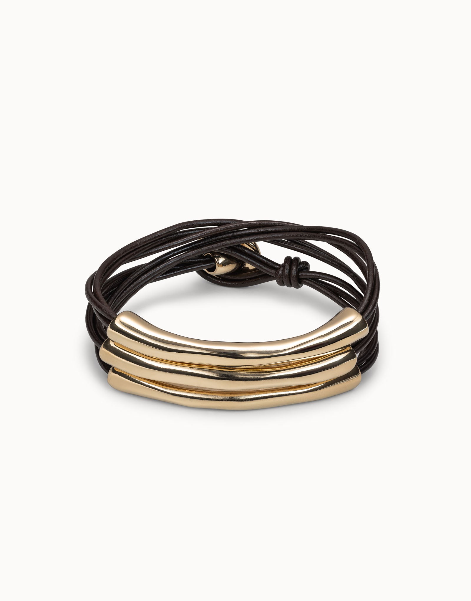 UNOde50 NOT TO BE BRACELET GOLD
