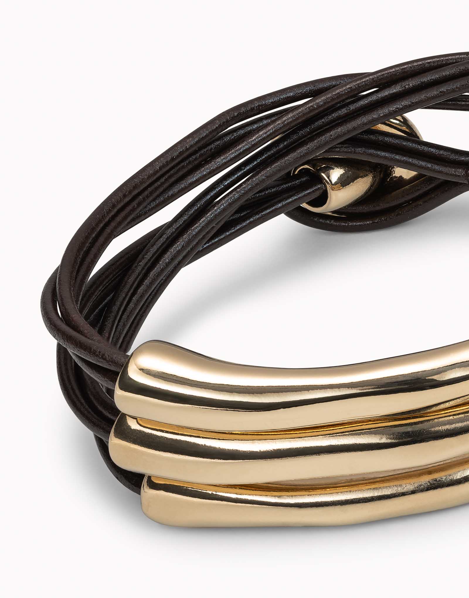 UNOde50 NOT TO BE BRACELET GOLD