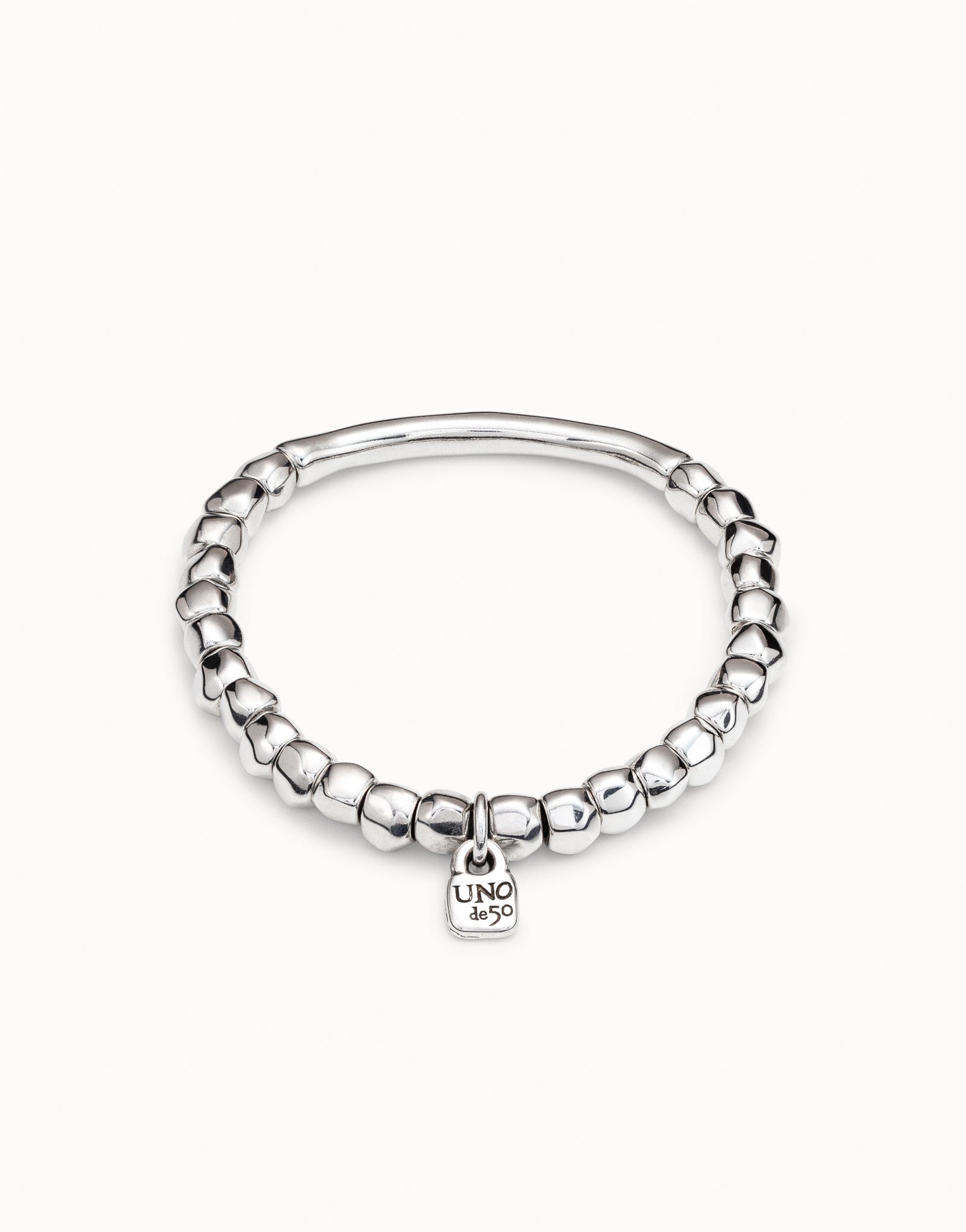 UNOde50 JOURNEY BRACELET SILVER MEDIUM