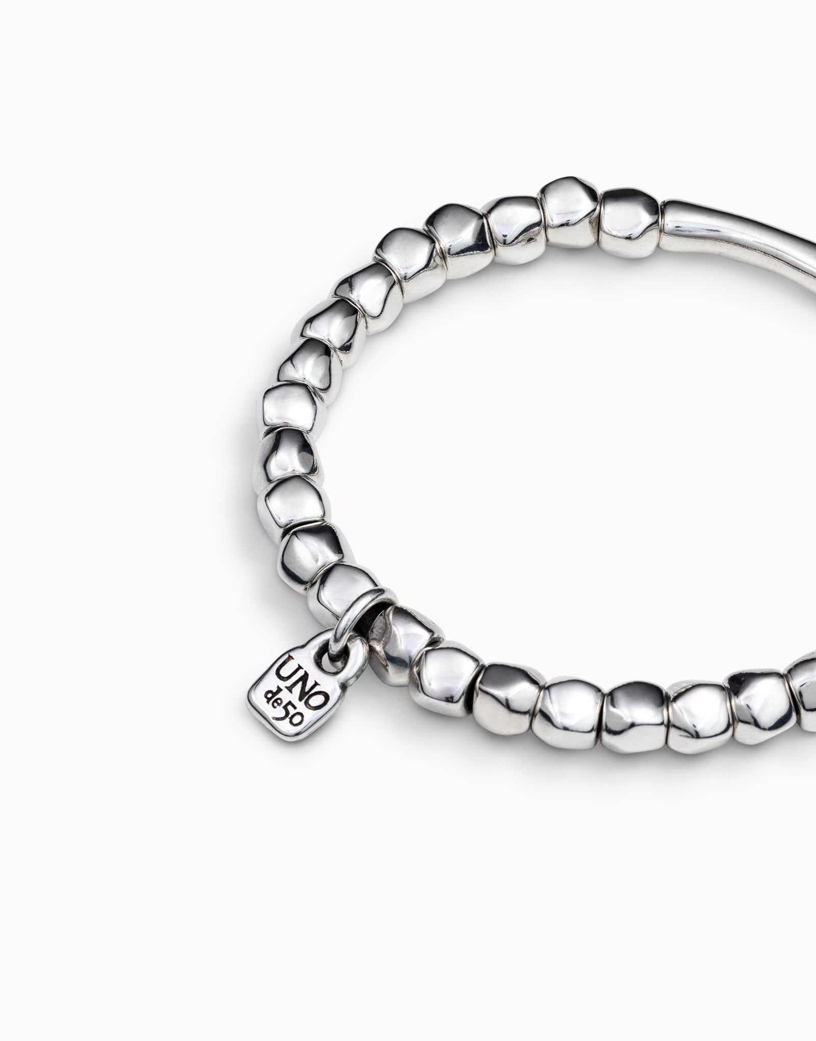 UNOde50 JOURNEY BRACELET SILVER MEDIUM