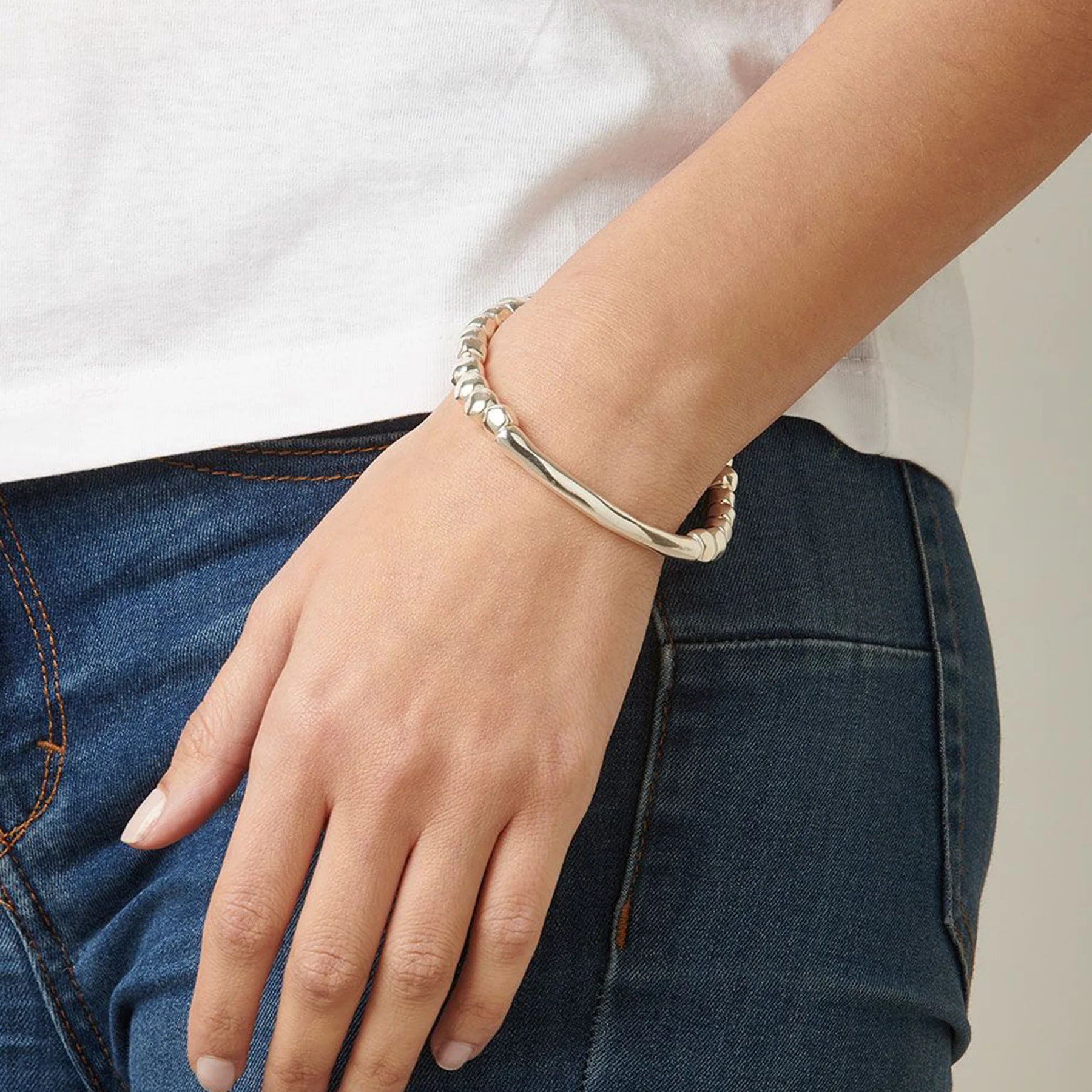 UNOde50 JOURNEY BRACELET SILVER