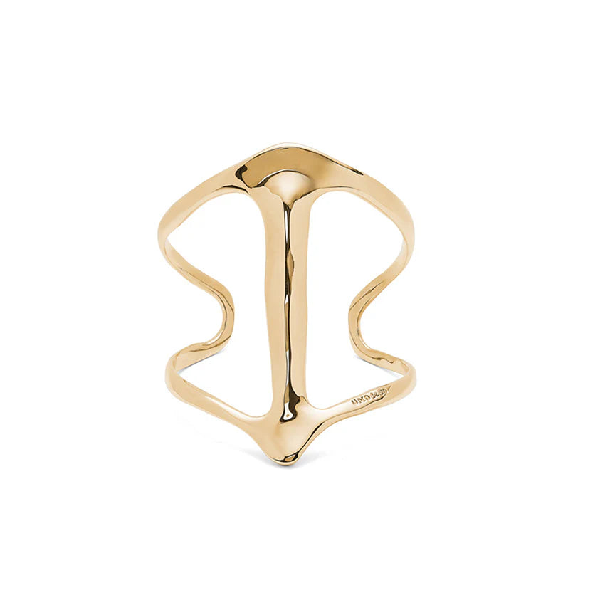 UNOde50 MAJESTIC OPEN CUFF GOLD