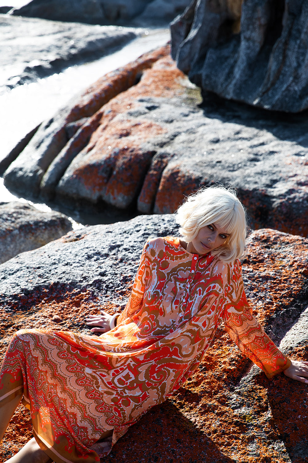 ONESEASON LLEW MAXI VALENCIA MANDARIN