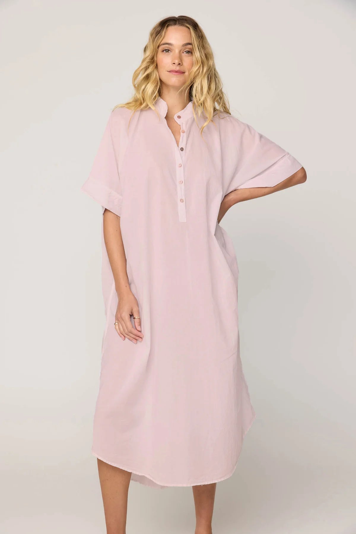 PRIMNESS AVERY SHIRT DRESS ROSY BROWN