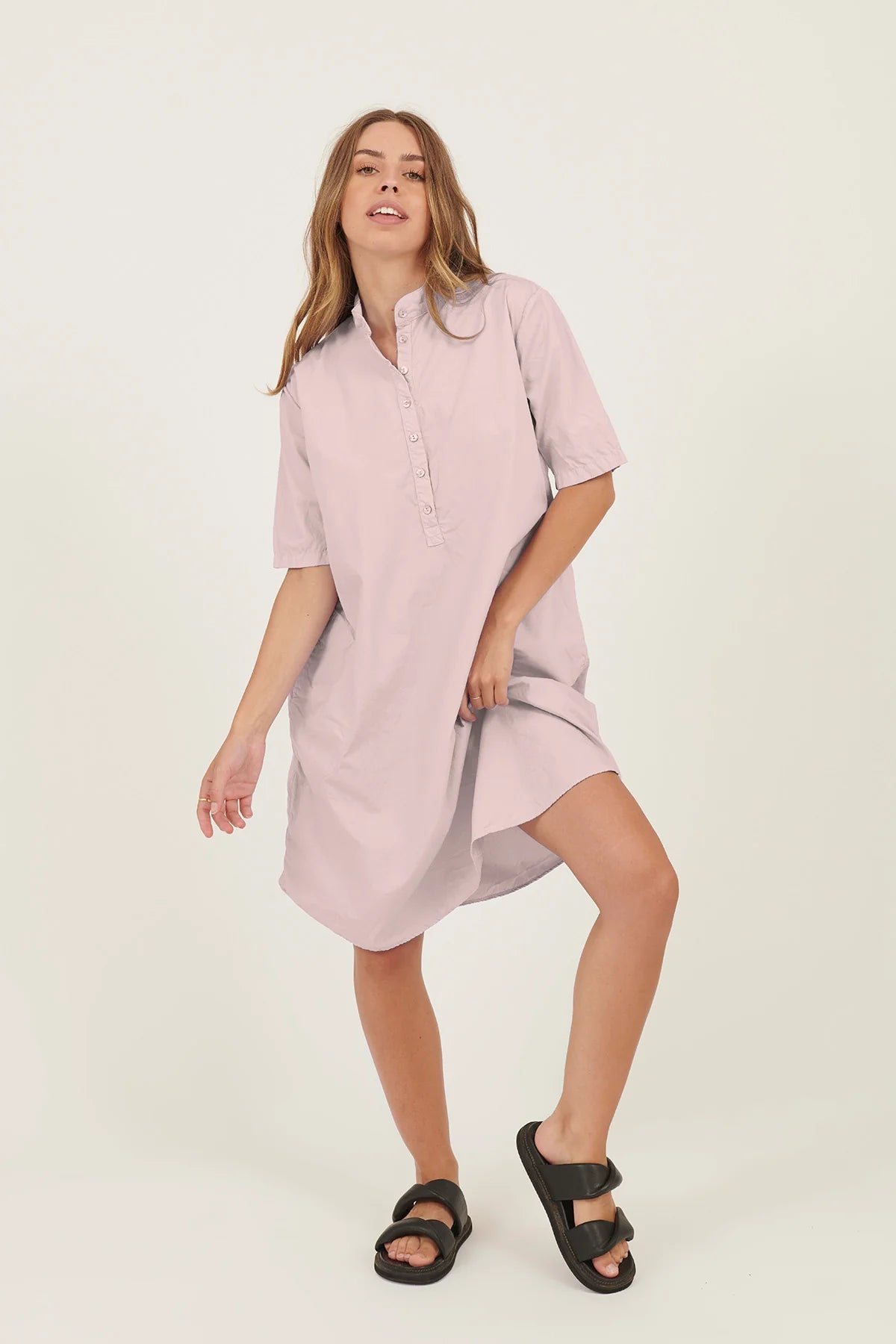 PRIMNESS BIBO DRESS ROSY BROWN