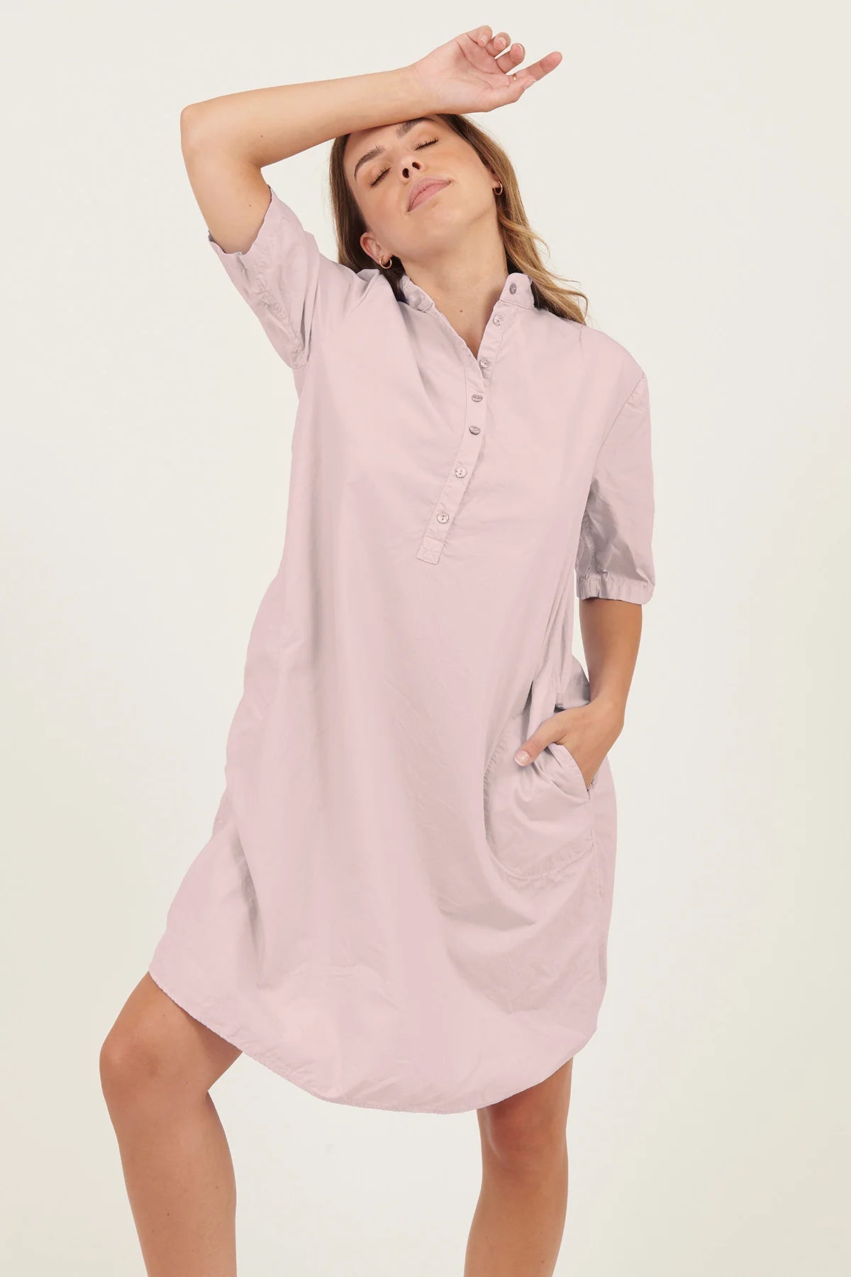 PRIMNESS BIBO DRESS ROSY BROWN