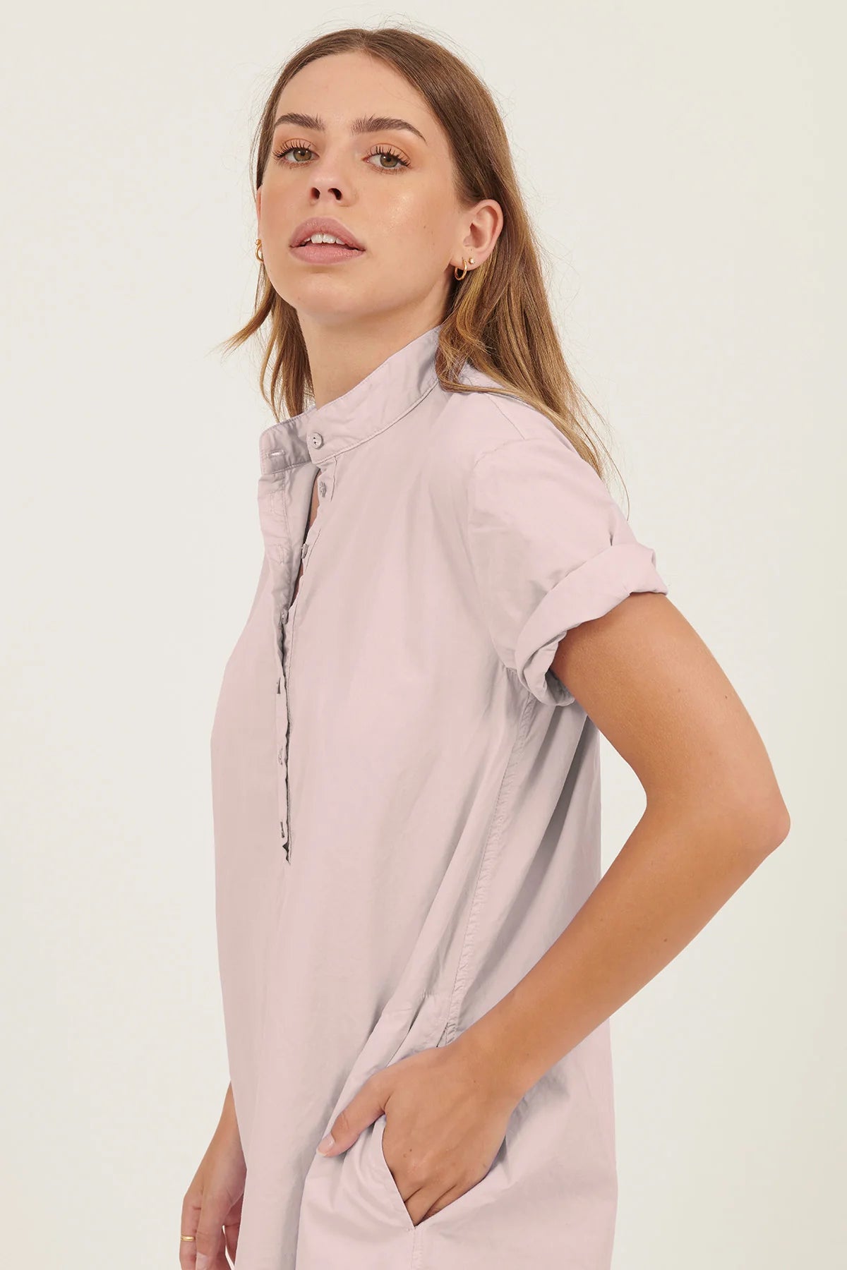 PRIMNESS BIBO DRESS ROSY BROWN