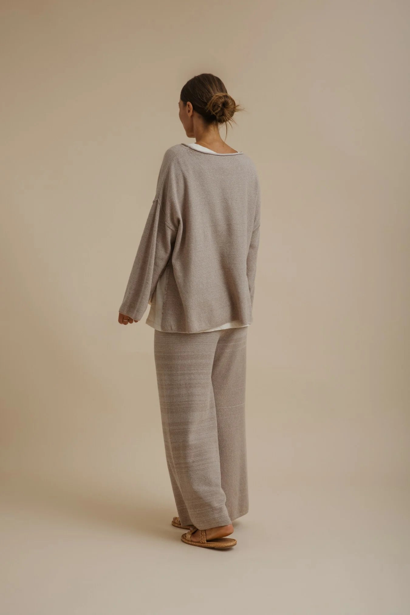 TALAMAYA RETREAT COTTON TWIST PULLOVER SUNSET